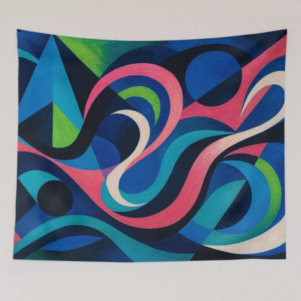 Item preview, Dynamic shapes, bright colors designed and sold by Sigtrix.