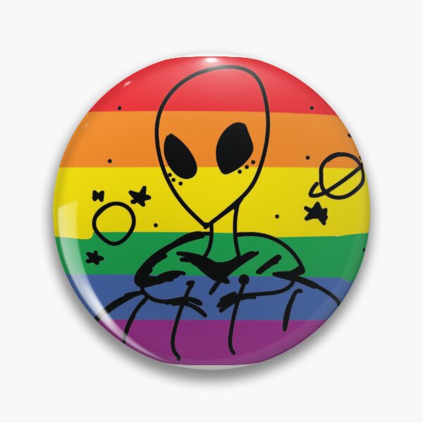 Item preview, gay alien designed and sold by RubyIsNotCool.