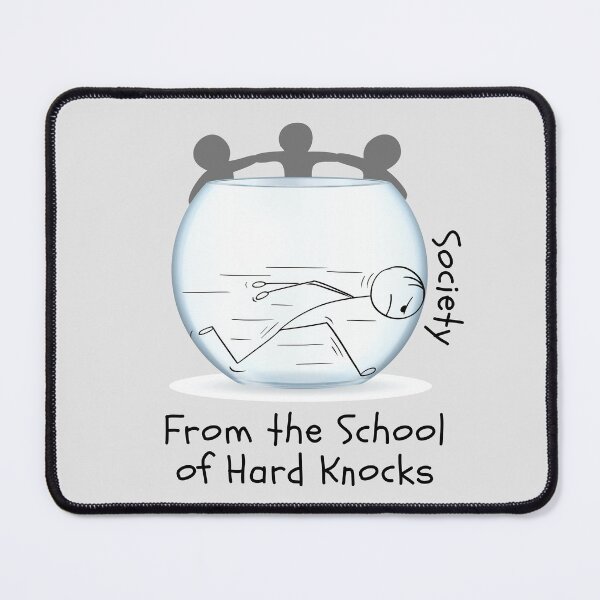Item preview, Cartoon From the School of Hard Knocks. designed and sold by MPC-Mince-Pies.