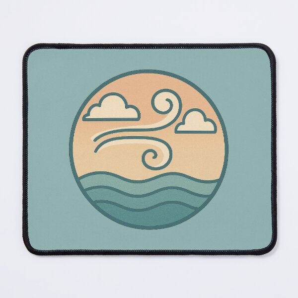 Item preview, Retro Pastel Weather Icons – Lightning, Wind, Sun, Rain & Fog designed and sold by Dream Circuit .