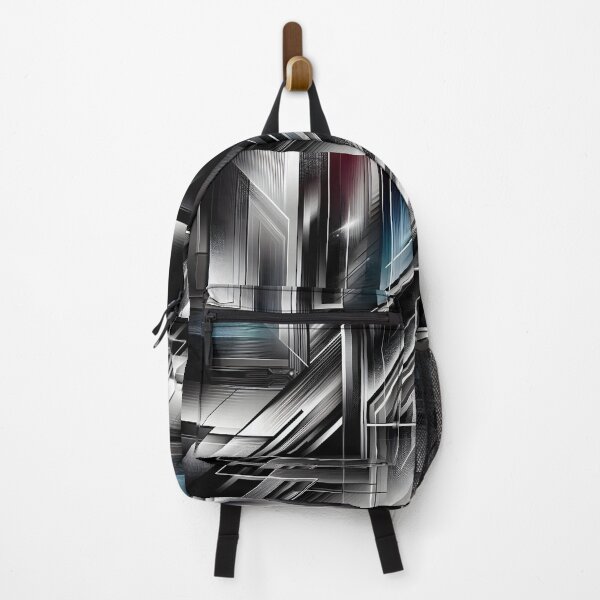 Item preview, Futuristic Geometric Digital Pattern with Metallic Aesthetics designed and sold by FusionGaze.