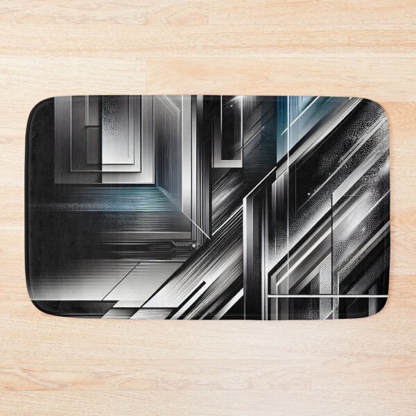 Item preview, Futuristic Geometric Digital Pattern with Metallic Aesthetics designed and sold by FusionGaze.