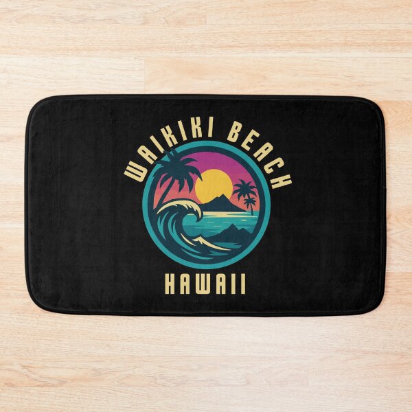 Item preview, Waikiki Beach – Hawaii (with White Lettering) designed and sold by VelvetRoom.