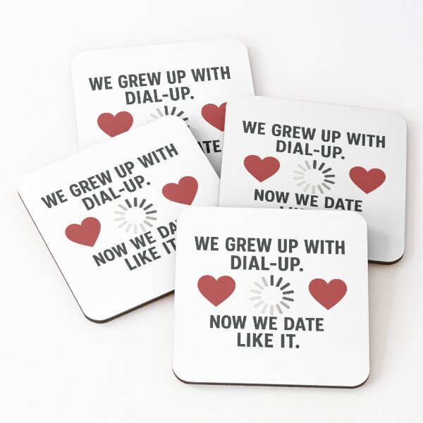 Item preview, Dial-Up Dating Humor Retro Internet designed and sold by ac3iongDcreator.