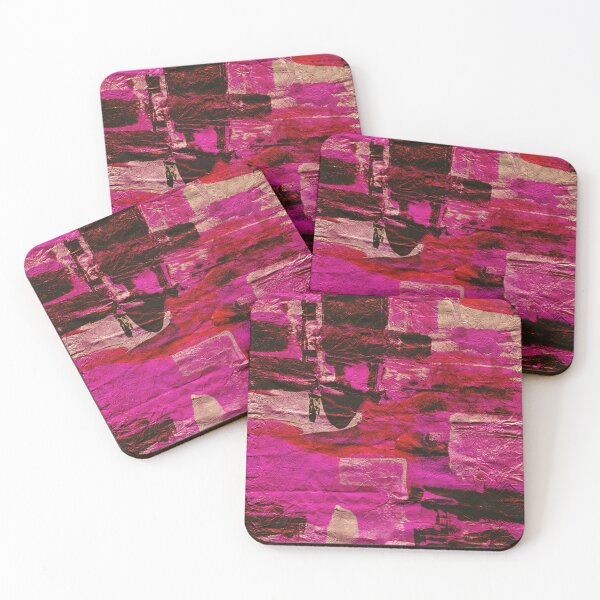 Item preview, Pink Abstraction On Textured Paper designed and sold by NickDedidis.