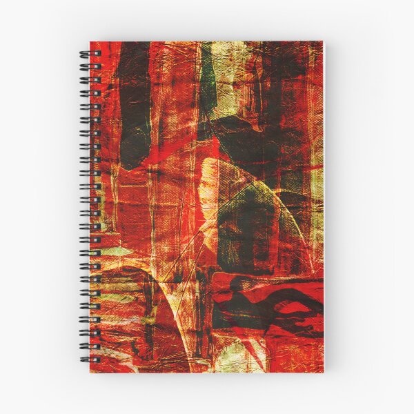 Item preview, Red and Yellow Abstraction on Paper designed and sold by NickDedidis.
