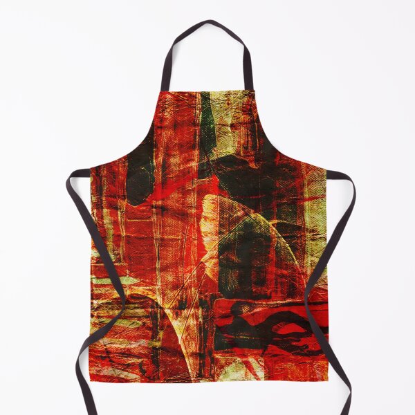 Item preview, Red and Yellow Abstraction on Paper designed and sold by NickDedidis.