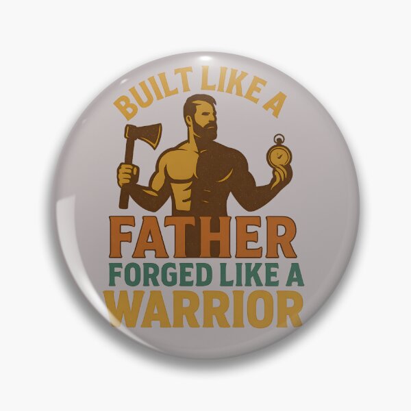 Item preview, Built Like a Father, Forged Like a Warrior – Viking Samurai Minimalist Silhouette Design designed and sold by Maximilianos.
