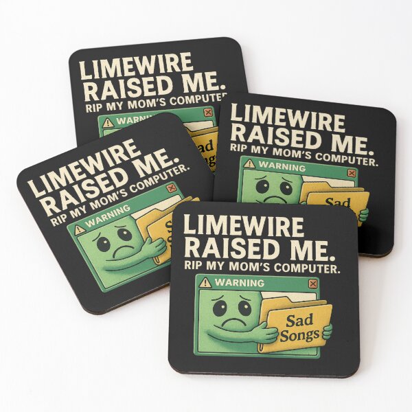 Item preview,  Limewire Raised Me Nostalgia Design designed and sold by ac3iongDcreator.