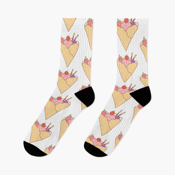 Item preview, Cute Strawberry Ice Cream waffle cone with fruits berry mixed topping designed and sold by nuchz.