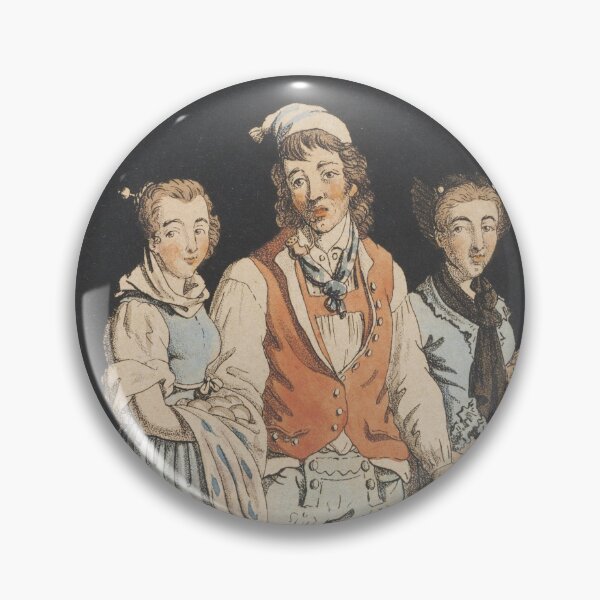 Item preview, Young Swiss Man with two Women (1830) designed and sold by 19th Century in Color.