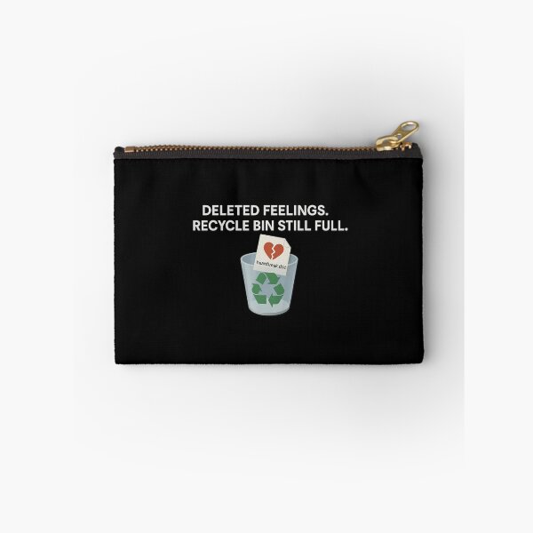Item preview, Deleted Feelings Broken Heart Humor designed and sold by ac3iongDcreator.