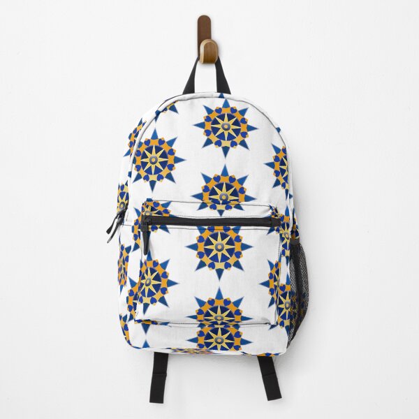 Item preview, Geometric Compass Star in Blue and Yellow designed and sold by olenapetol.