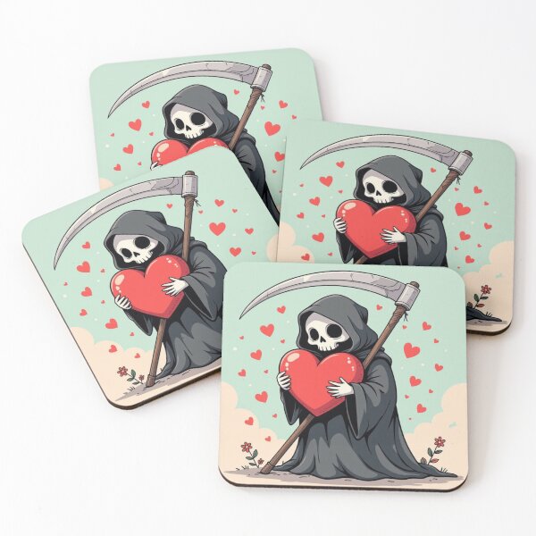 Item preview, Love & Death designed and sold by BeeTheArtCo.