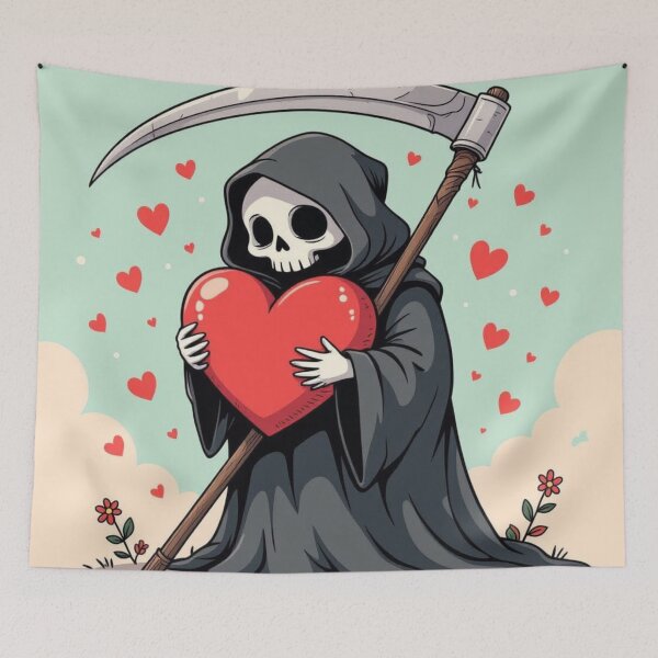 Aperçu de l'œuvre L'amour et la mort créée et vendue par BeeTheArtCo.