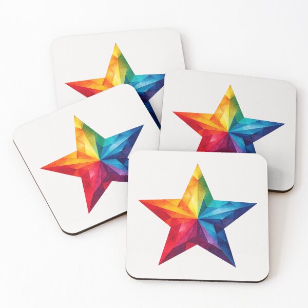 Item preview, Rainbow star designed and sold by MendaciousMina.