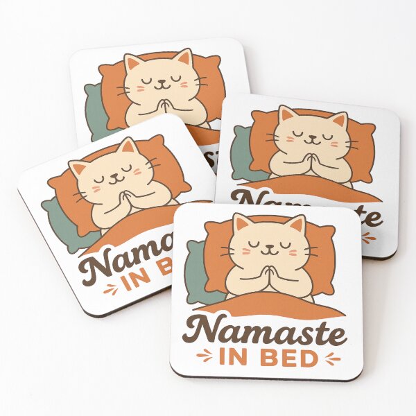 Item preview, Namaste in Bed – Funny Lazy Yoga Quote Design designed and sold by ShivThulirVerse.