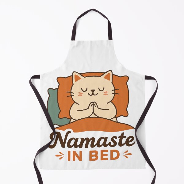 Item preview, Namaste in Bed – Funny Lazy Yoga Quote Design designed and sold by ShivThulirVerse.