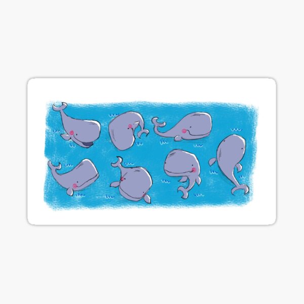 Item preview, Whales in the sea designed and sold by Joana Toste.