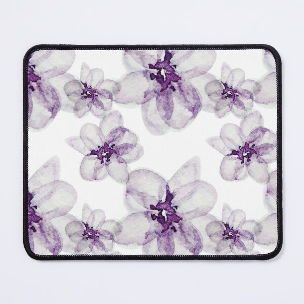 Item preview, Purple and Gray Watercolor Flowers designed and sold by Kara Draws.