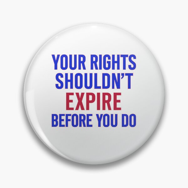 Item preview, Your Rights Shouldn’t Expire Before You Do: Patriotic Equality Statement Art designed and sold by elynne9.