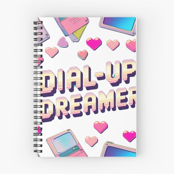 Artikelvorschau, Dial-Up Dreamer Tee mit Retro-Internet-Symbolen entworfen und verkauft von PSYKT .