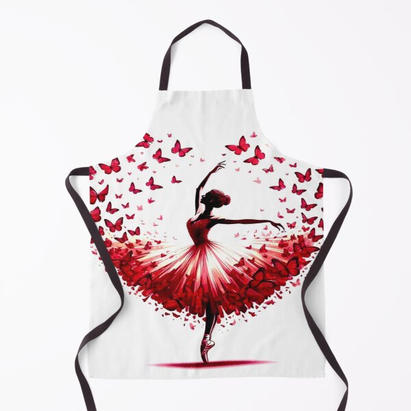 Item preview, drawing of feathering ballerina heart shape butterflies design designed and sold by NivyasArtistry.