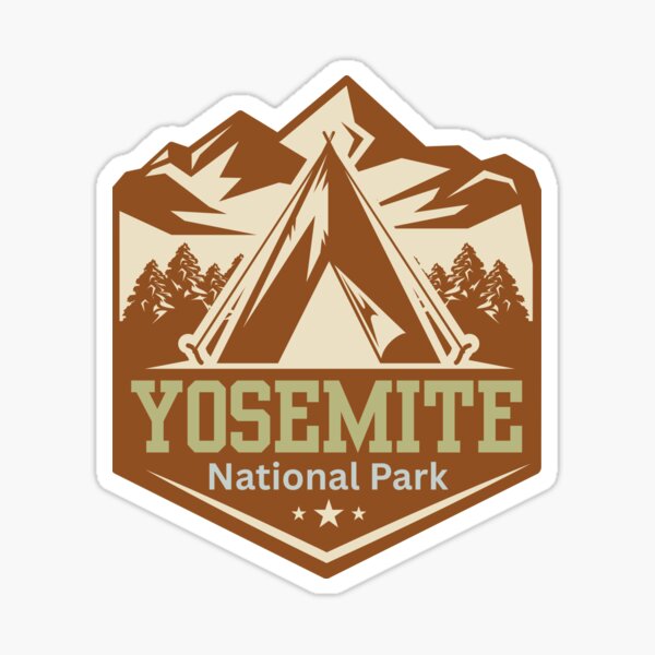 Item preview, Yosemite National State Park Classic T-shirt Sticker designed and sold by ThinkNature!.