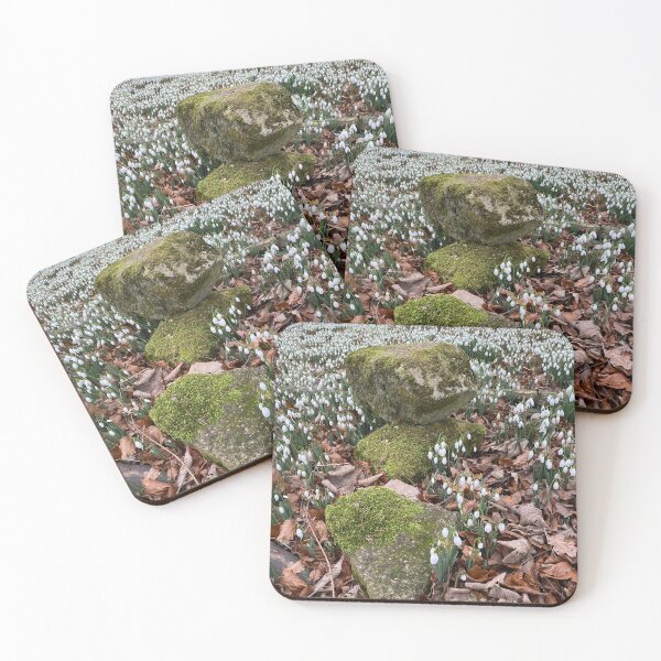 Item preview, Snowdrops at Deene Park, Brudenell Estate, Northamptonshire, UK designed and sold by Kate Anderson Art.