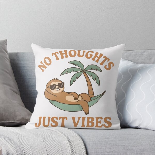 Item preview, No Thoughts Just Vibes Funny Monkey Chilling designed and sold by KTGim.