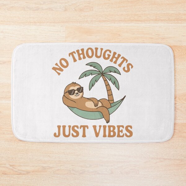 Item preview, No Thoughts Just Vibes Funny Monkey Chilling designed and sold by KTGim.
