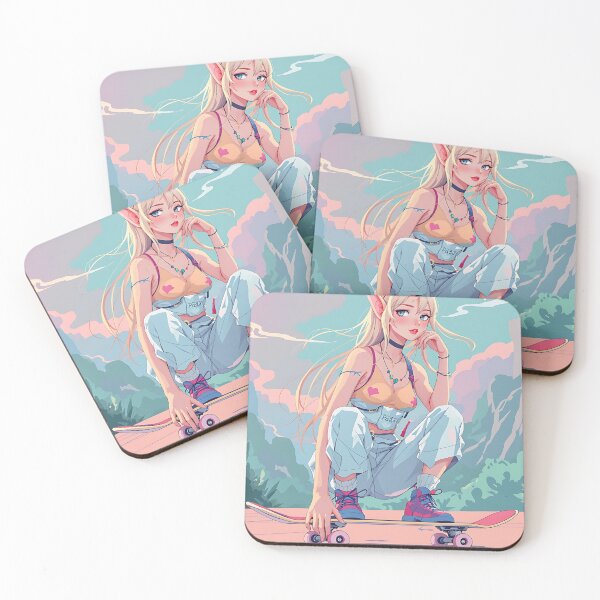 Item preview, A pretty elf on a skateboard designed and sold by ReneMM.