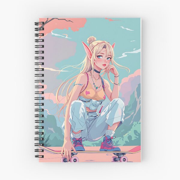 Item preview, A pretty elf on a skateboard designed and sold by ReneMM.