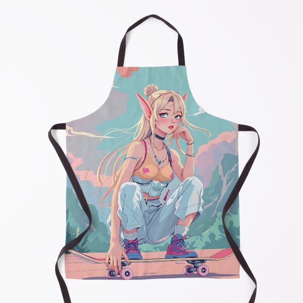 Item preview, A pretty elf on a skateboard designed and sold by ReneMM.