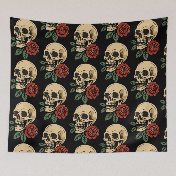 Item preview, Skull with rose designed and sold by Gingras-27.