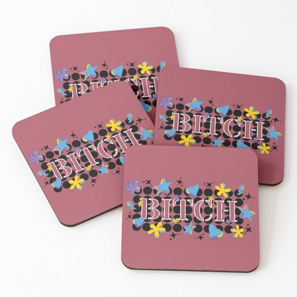 Item preview, Bitch – Bold statement in stencil font | Confident aesthetics & pop culture designed and sold by VariousGoodies.