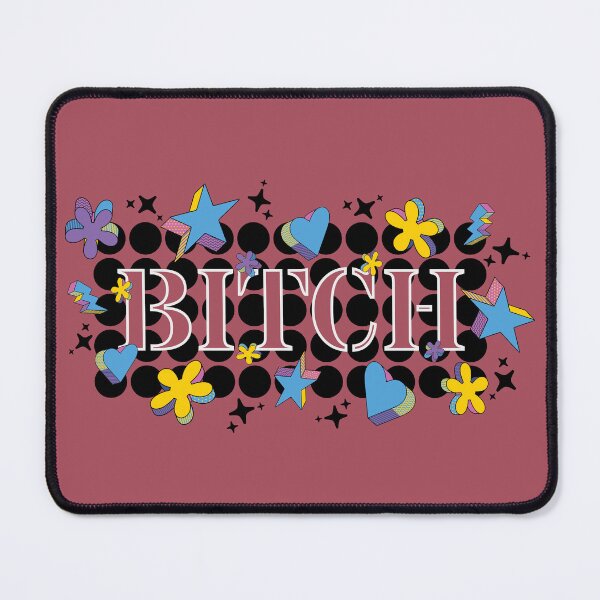 Item preview, Bitch – Bold statement in stencil font | Confident aesthetics & pop culture designed and sold by VariousGoodies.