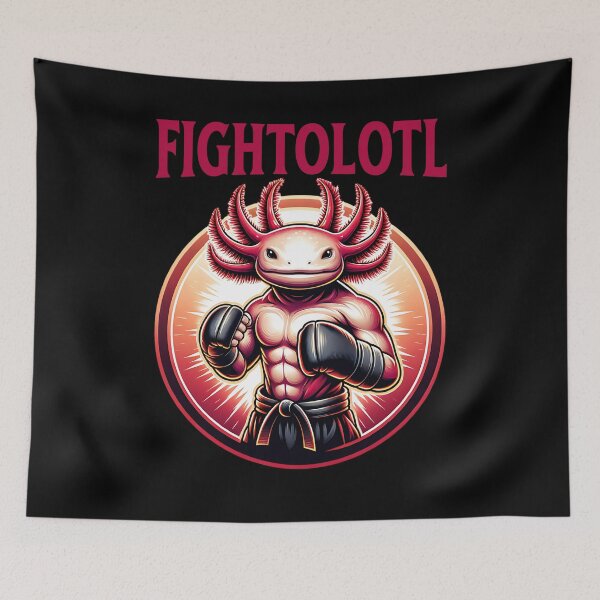 Item preview, Fightolotl, an axolotl as a martial artist designed and sold by ReneMM.
