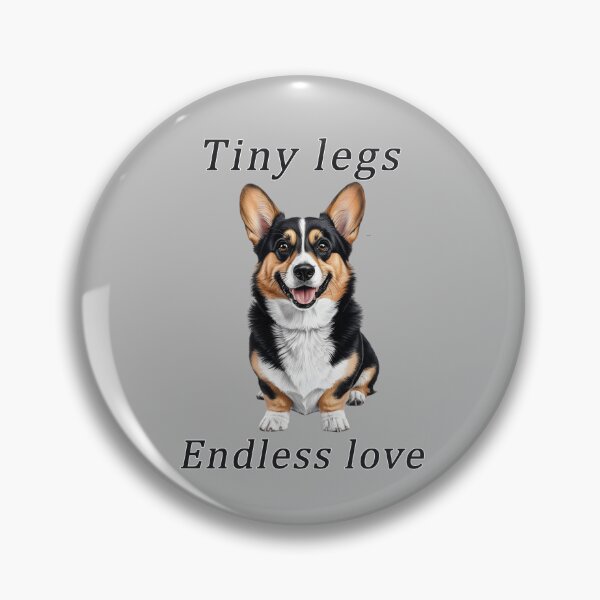 Artikelvorschau, Tricolor Corgi Art – Winzige Beine, endlose Liebe entworfen und verkauft von Pawtraitvibes.