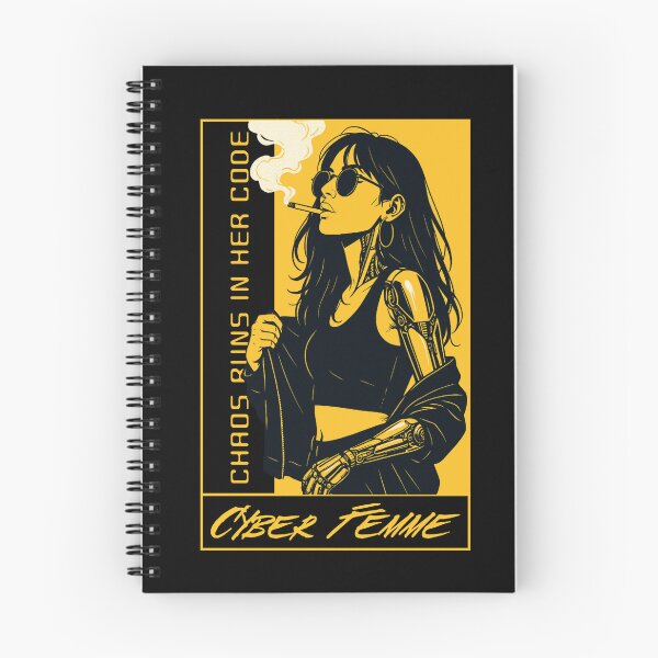 Item preview, Cyber Femme – Chaos Runs in Her Code Shirt designed and sold by RizVibes.