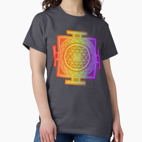Item preview,  Rainbow Sri Yantra Sacred Geometry Mandala designed and sold by MJ Koldewyn.