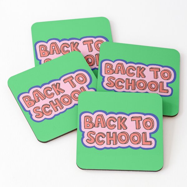 Item preview, Welcome back to school pink typography designed and sold by Luamor.