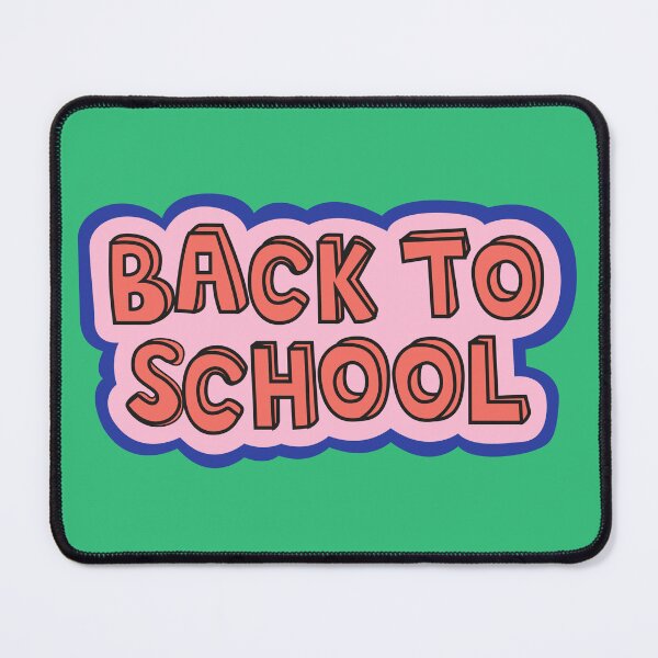 Item preview, Welcome back to school pink typography designed and sold by Luamor.