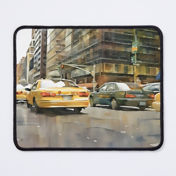 Item preview, Yellow Cabs, Red Lights designed and sold by RCWatercolours.
