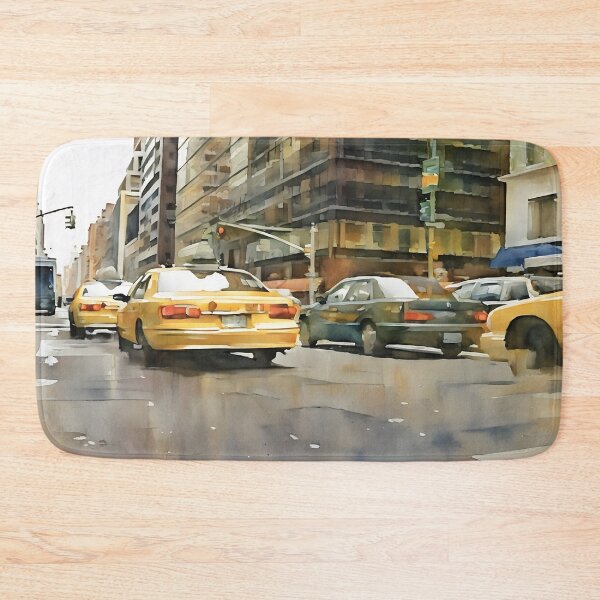 Item preview, Yellow Cabs, Red Lights designed and sold by RCWatercolours.