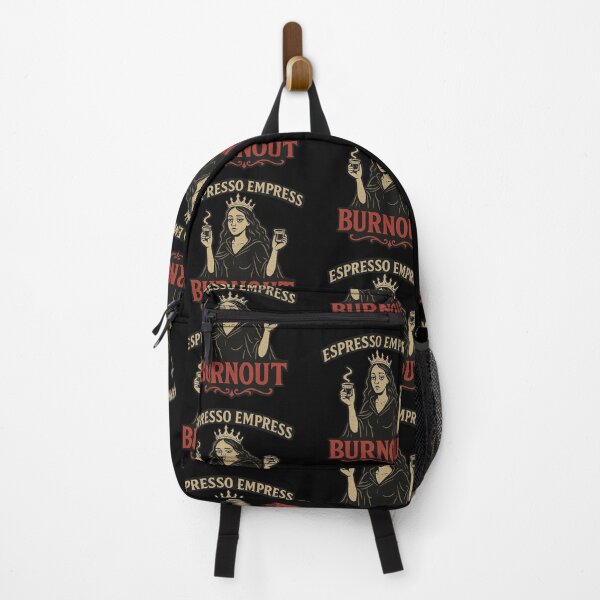 Item preview, Espresso Empress Burnout – Elegantly Exhausted Coffee Design designed and sold by Living Warrior Designs.