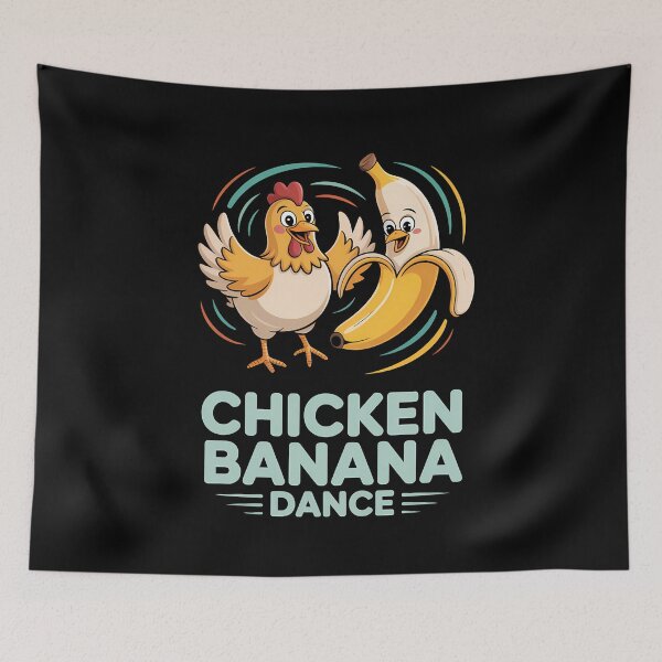 Item preview, Chicken Banana - This funny gift is perfect for anyone who loves absurd humor, internet memes, and playful, eye-catching designs that spark conversation. designed and sold by ZyziowskyArt.