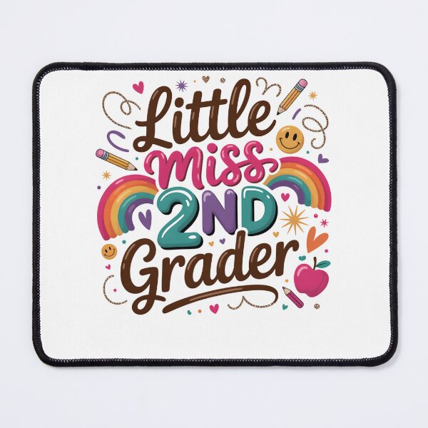 Item preview, Little Miss 2nd Grade First Day of Second Grade Cute Girls designed and sold by clothesy7.