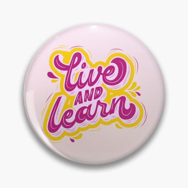 Item preview, 'LIVE AND LEARN' TYPOGRAPHY  designed and sold by jasneetchopra27.