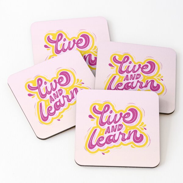 Item preview, 'LIVE AND LEARN' TYPOGRAPHY  designed and sold by jasneetchopra27.
